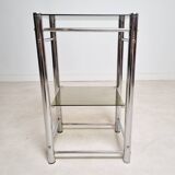 Chrome side table