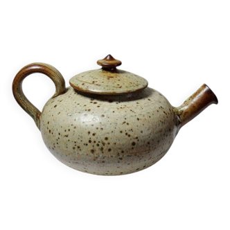 Glazed stoneware teapot by Jean-Pierre Prud’homme, La Borne, 1960s.