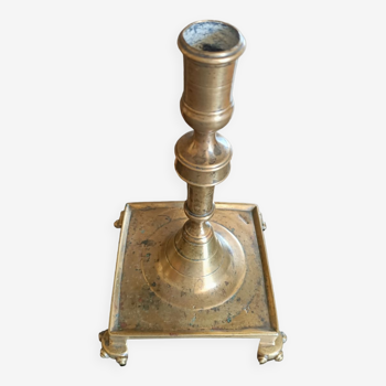 Spanish candle holder eighteenth bronze