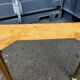 Table basse bois doré plateau marbre ancien table d'appoint