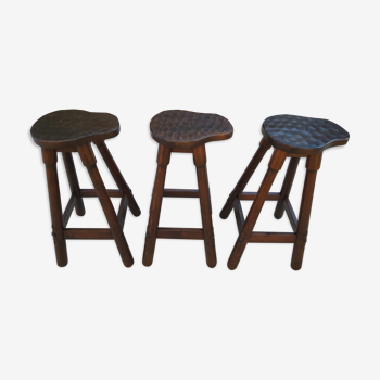 3 bar stools 60s 70s