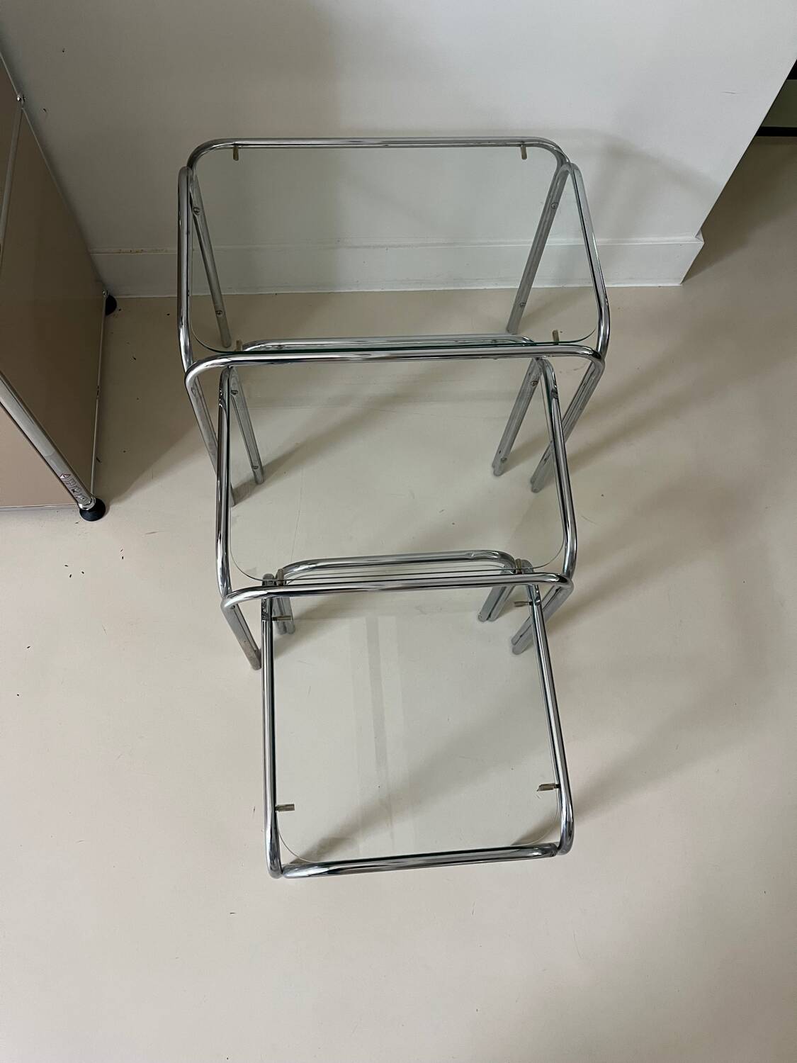 Three nesting tables