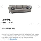 3-4 seater sofa. Roche Bobois Littoral model