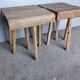 Lot 4 Shepherd stool 1960 solid wood
