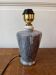 Marbled ceramic lamp base – graphic elegance