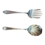 Silver-plated salad service