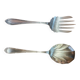 Silver-plated salad service