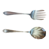 Silver-plated salad service