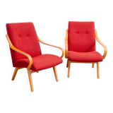 Pair of midcentury armchairs by Jaroslav Šmídek for JITONA, 1960´s