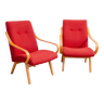 Pair of midcentury armchairs by Jaroslav Šmídek for JITONA, 1960´s