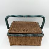 Panier à couture en osier