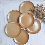 Vintage village stoneware dessert plates