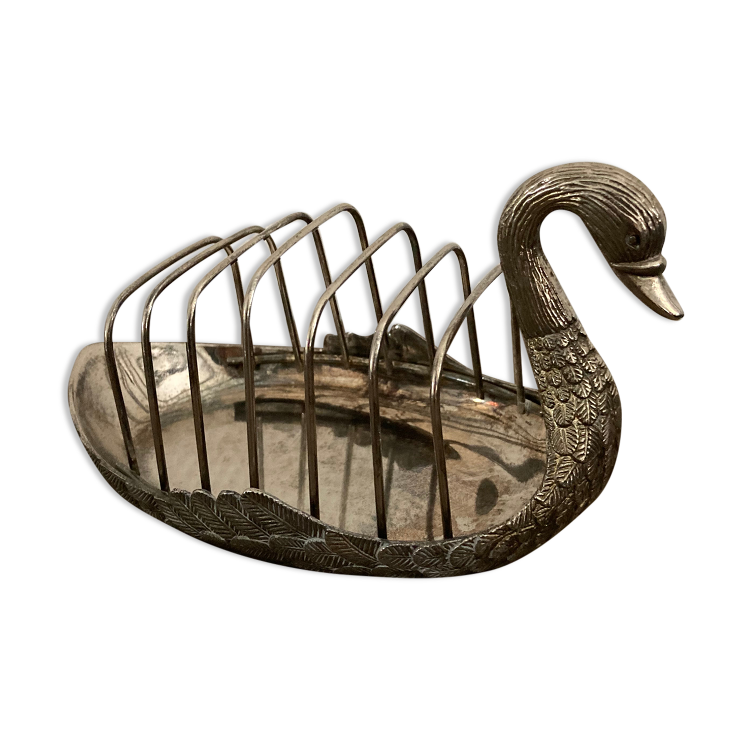Swan toast holder