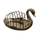 Swan toast holder