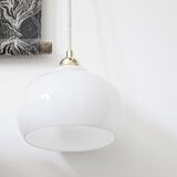 Duo suspension en opaline