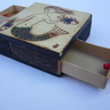 Ceramic and wood box