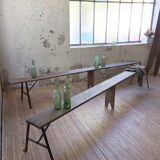 XXL 3m industrial pine bench