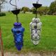 Pair of Blown Glass Suspensions