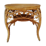 Coffee table Peacock rattan