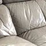 Leather corner sofa