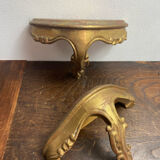 Pair of wall consoles