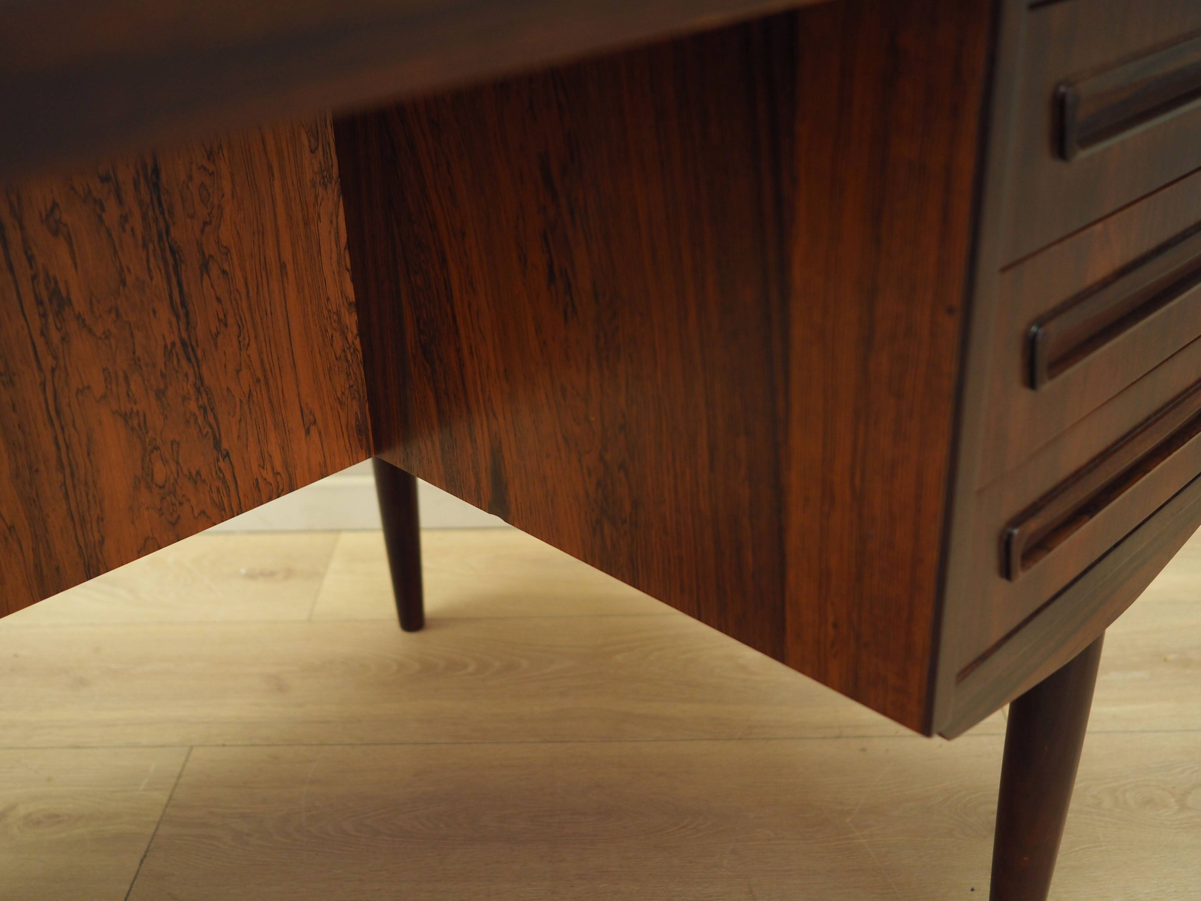 Rosewood desk, Danish design, 1960s, designer: J. Svenstrup