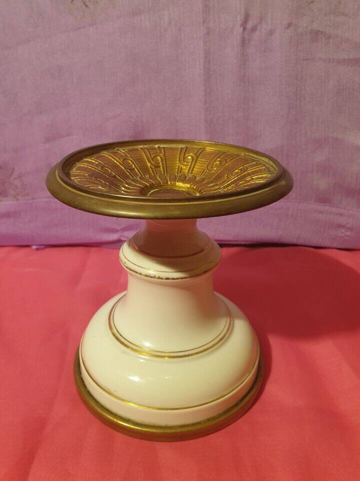 Old Paris porcelain fireplace surround