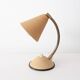Vintage beige table lamp with gooseneck, Germany 1950s