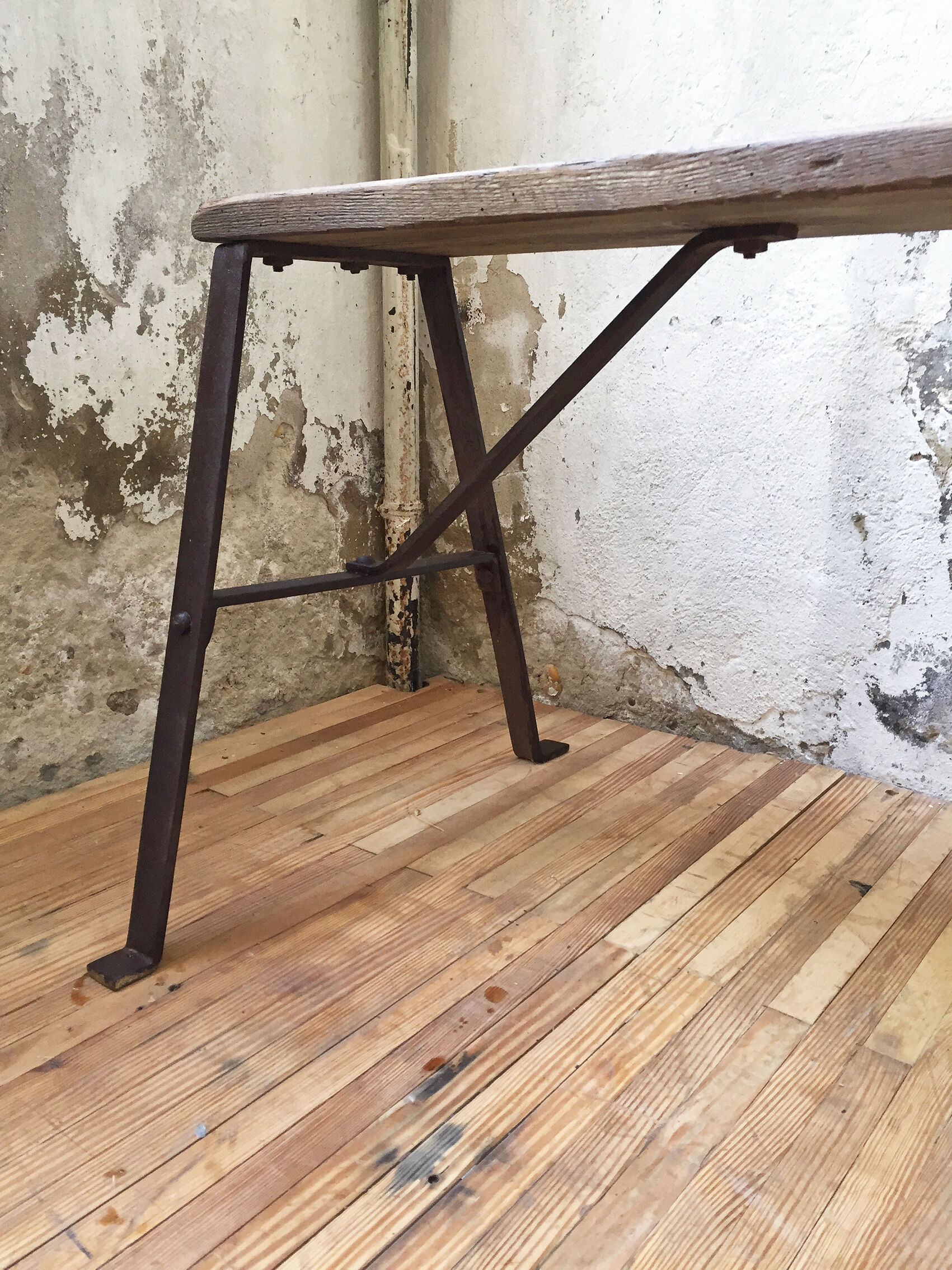 XXL 3m industrial pine bench