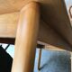 Vintage light wood coffee table
