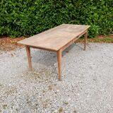Farm table 1 drawer tapered feet