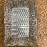 Christofle bread basket, wickerwork model