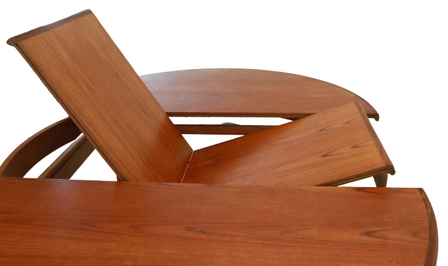 Round g-plan vintage dining table extendable 'breadsell'