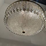 Large Murano Glass Trilobi Chandelier 1970’s
