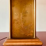 Copper pagoda lamp pushed back