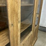 Bookcase 3 oak doors