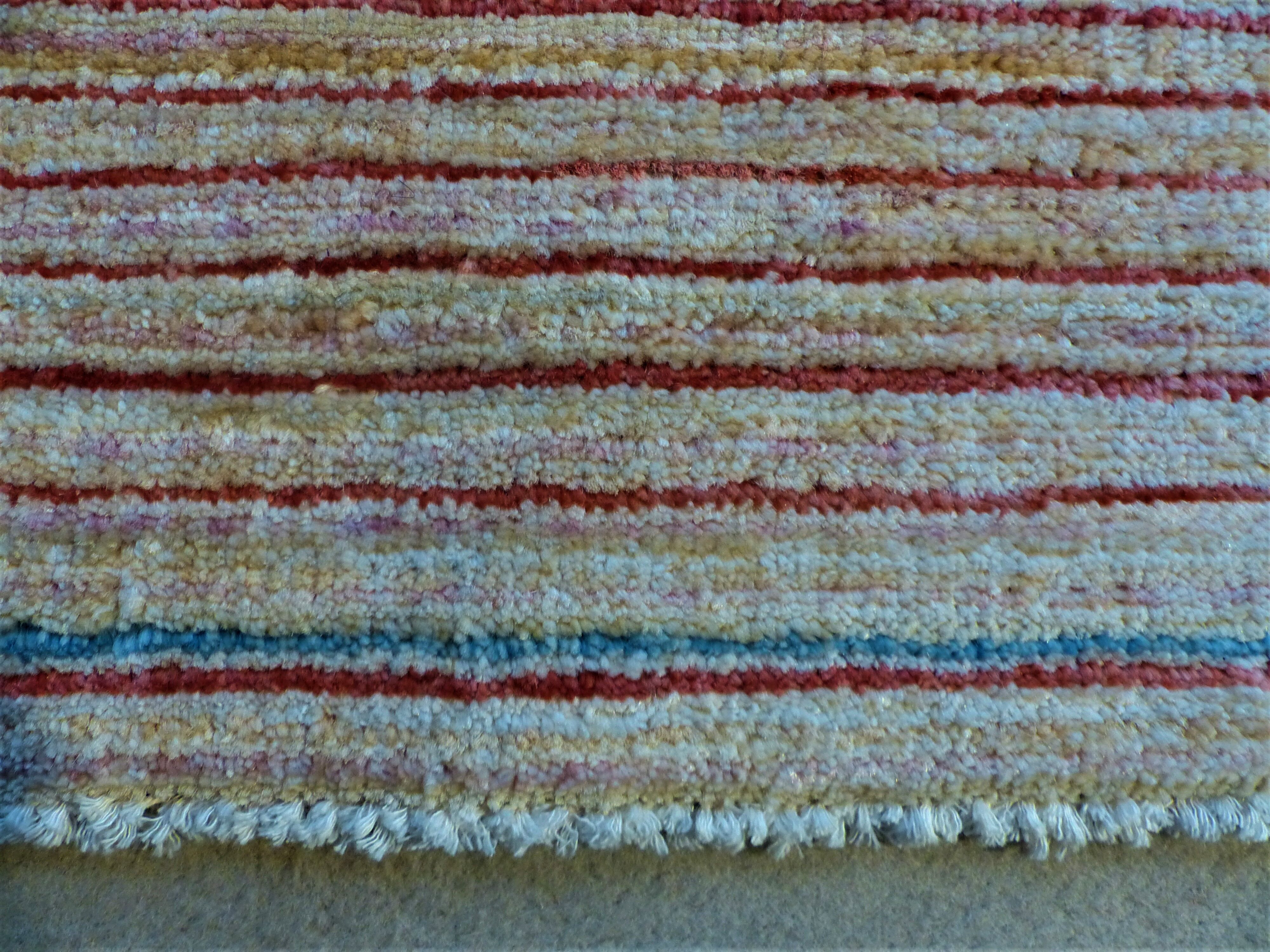 Multicoloured carpet in wool 175x107cm