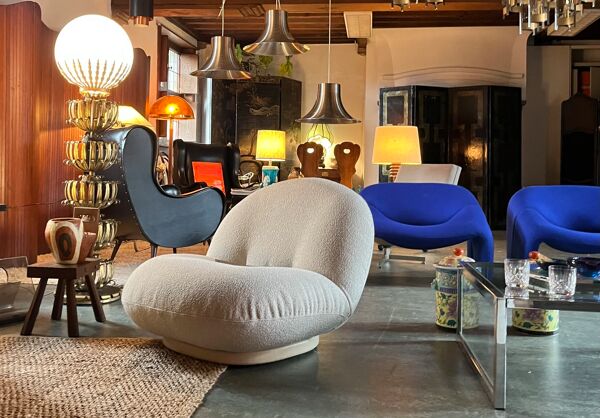 Chaise Pacha originale par Pierre Paulin, Paris 1981
