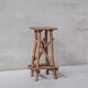 Tabouret de bar en bois du milieu du siècle ou piédestal de sculpture (6 disponibles)