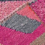 Pink Salmon Oriental Oushak Runner Rug, 96x318Cm