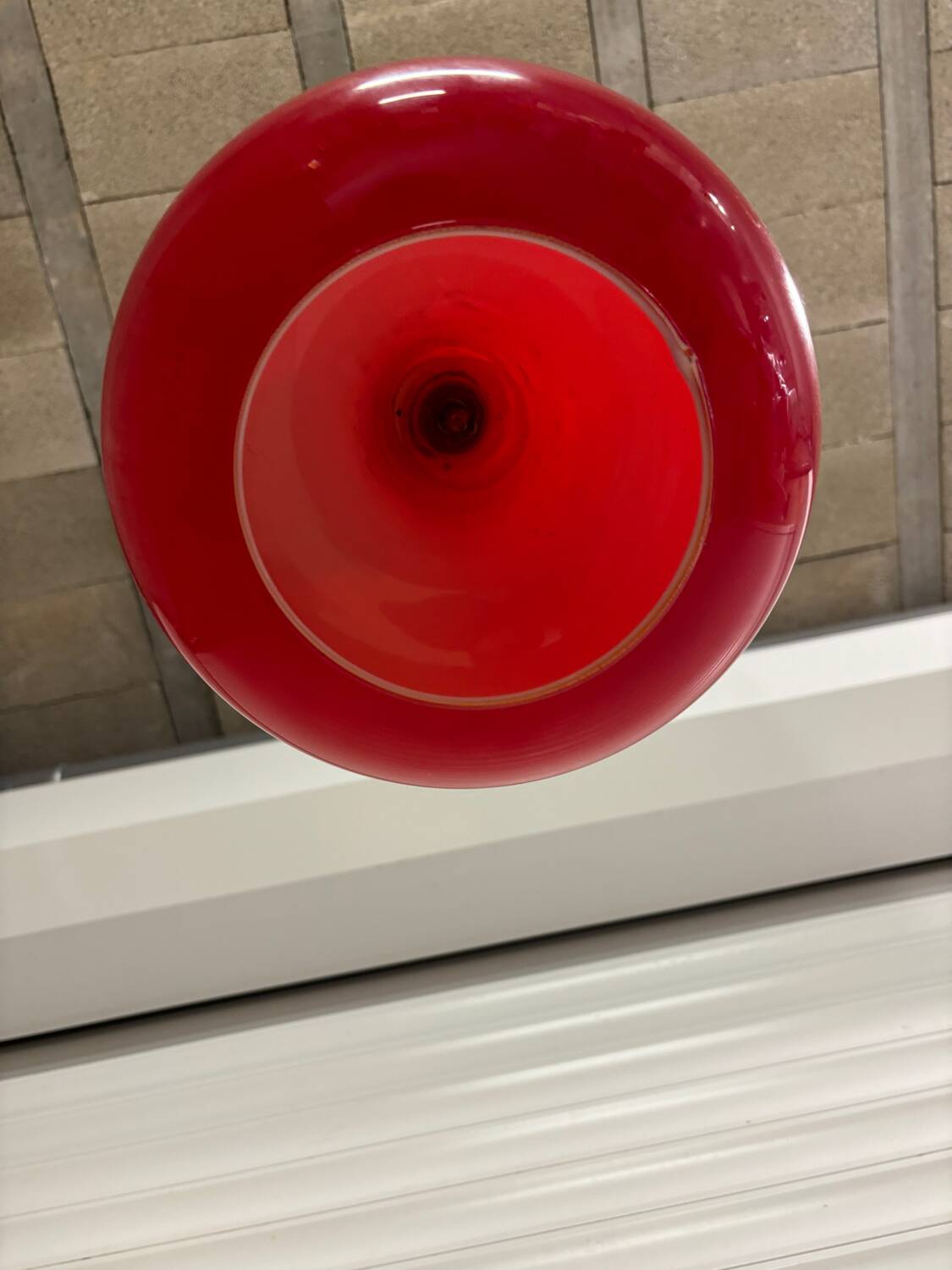 Vintage opaline pendant light