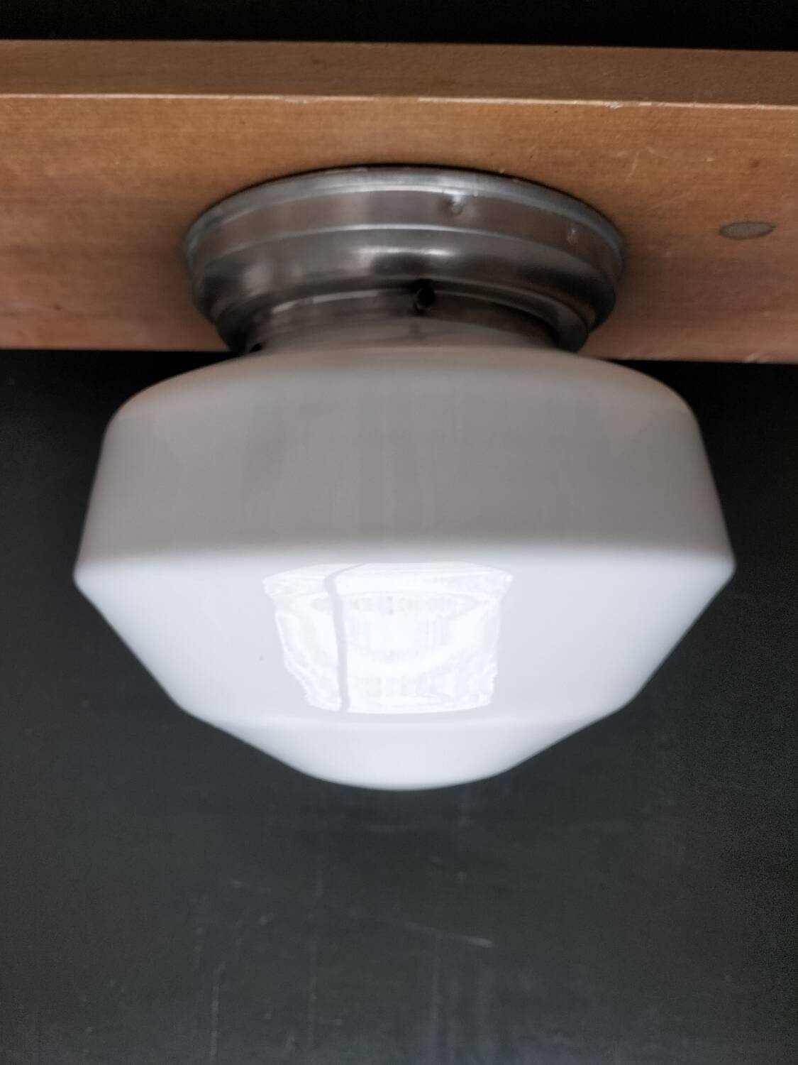 Opaline glass ceiling light