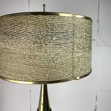 Large midcentury sputnik Stilnovo style brass table lamp, US 1950s