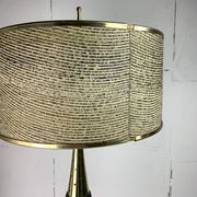 Grande lampe de table en laiton de style Stilnovo Spoutnik du milieu du siècle, États-Unis, années 1950