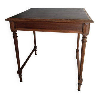Waxed wooden table, Louis XVI style