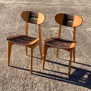 Paire de chaises Roger Landault pour Sentou
