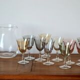 10 foot glasses and a glass pitcher