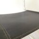 Black leather armchair Matteo Grassi