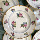 8 deep plates in Foëcy porcelain - 1930