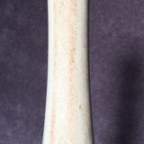 Gooseneck vase flammé green and brown sandstone Vallauris